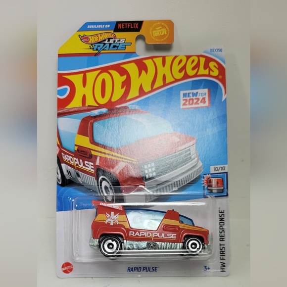 Rapid Pulse Toy Car - Red and White - Picture 2 of 6